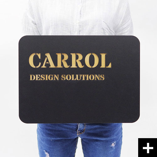 모던한 회사현판 새벽1시