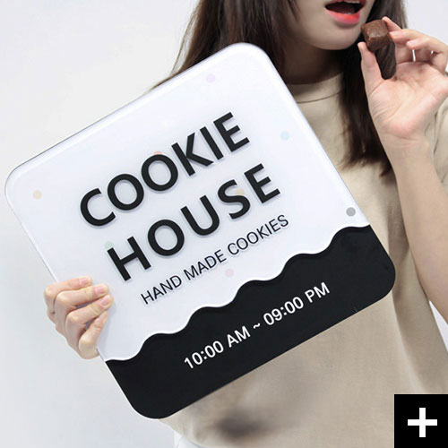 예쁜 아크릴 문패 ChouxCream 제품입니다.